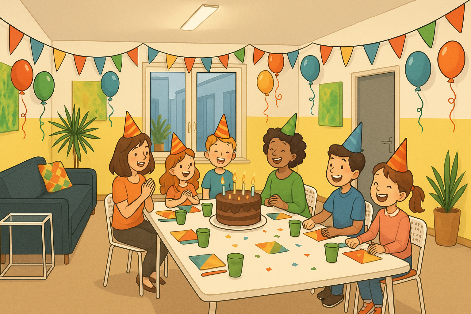 Familienzentrum Warteraum Tafel